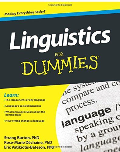 Strang Burton - Linguistics For Dummies - Preis vom 13.10.2026 11:25:28 h
