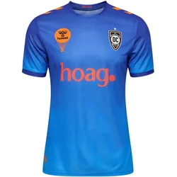 hummel, Unisex, Fussballtrikot, Orange County 2025/26 (L), Weiss, Blau