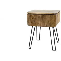 NACHTTISCH HEVE Holz Mango