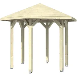 Skan Holz Pavillon Nancy-Größe 1-naturbelassen