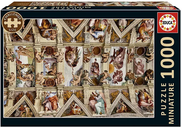 EDUCA BORRAS Puzzle 1000 pcs Panorama Chapelle Sixtine - Educa