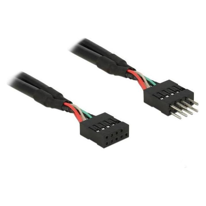 Delock USB2.0 Pin Header (0.10 m, USB 2.0) (83872)