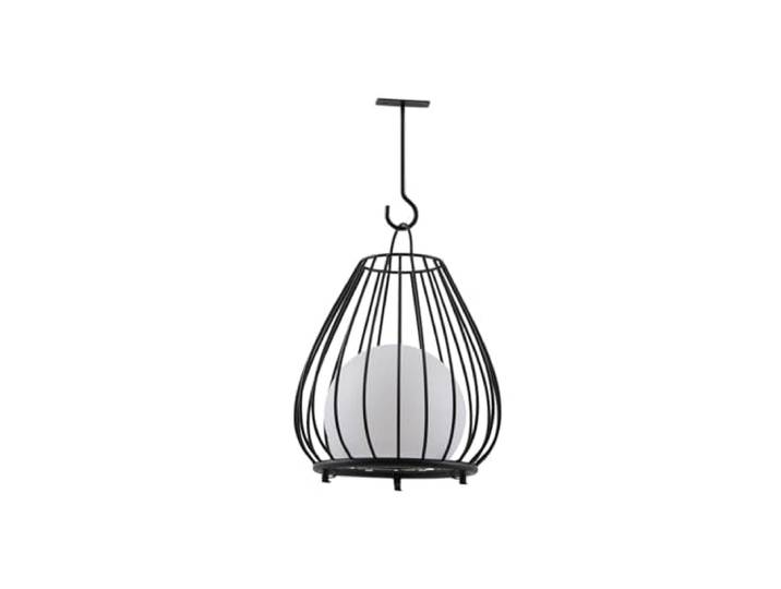 Lindby LED Solar Outdoor Tischlampe in schwarz, weiß, dimmbar Tischleuchte