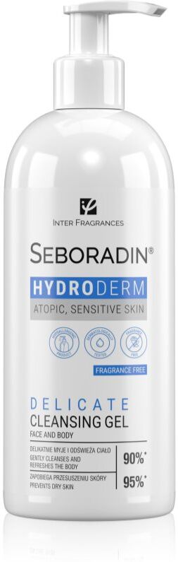 Seboradin Hydroderm gel nettoyant doux corps et visage peaux sensibles 400 ml