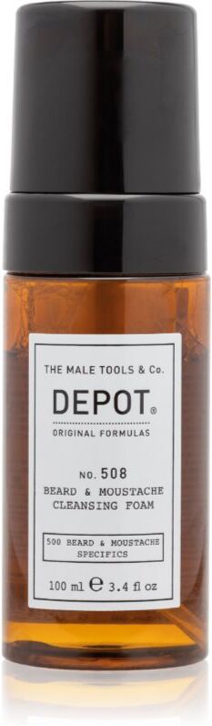 DEPOT 500 BEARD & MOUSTACHE SPECIFICS NO. 508 BEARD & MOUSTACHE CLEANSING FOAM foam cleanser for beard 100 ml