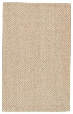 Juniper Home Rios Natural Geometric Grey Area Rug