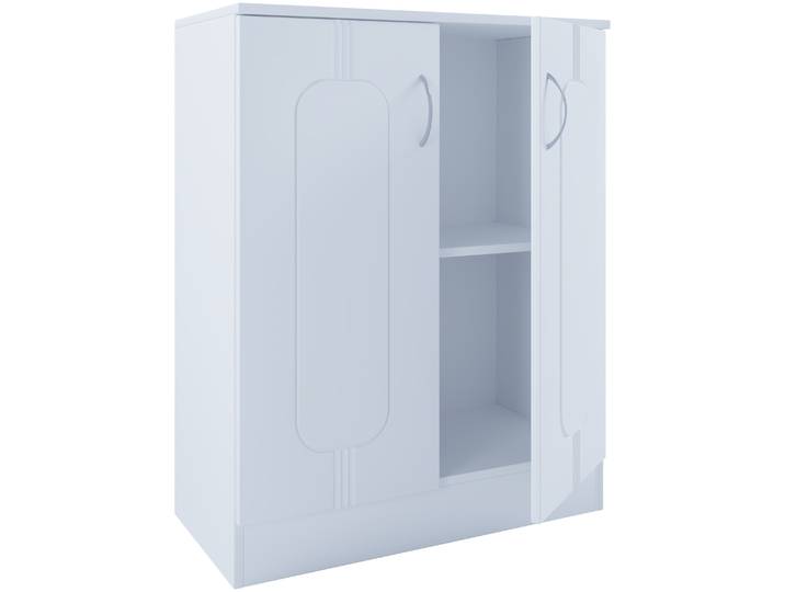 Kommode VCM Holz Kommode Sideboard Anrichte Balia 2 Drehtüren , weiß, B:70cm T:36cm, Sideboards, Kommode