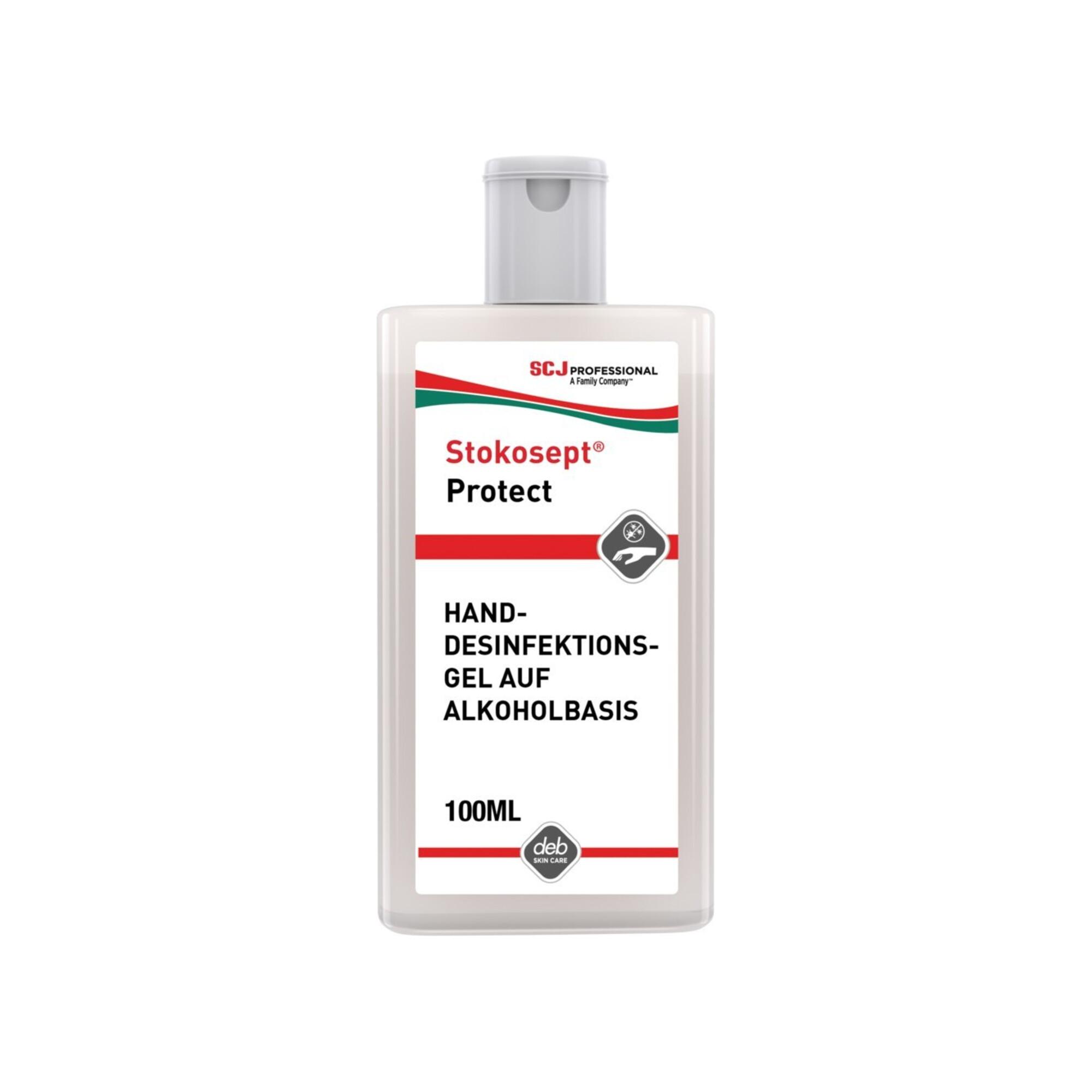 STOKOSEPT Protect Gel-Handdesinfektion 100 ml Flasche Alkoholbasis ; SC Johnson Professional (99052012)