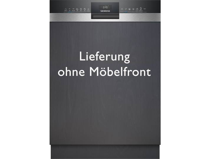 SIEMENS teilintegrierbarer Geschirrspüler SN53HS04TE , Energieeffizienz: C, schwarz (gebürsteter stahl), B:59,8cm H:81,5cm T:57,3cm, Geschirrspüler, Schnelle und clevere Reinigung dank varioSpeed Plus, teilintegrierbarer Geschirrspüler, Topseller