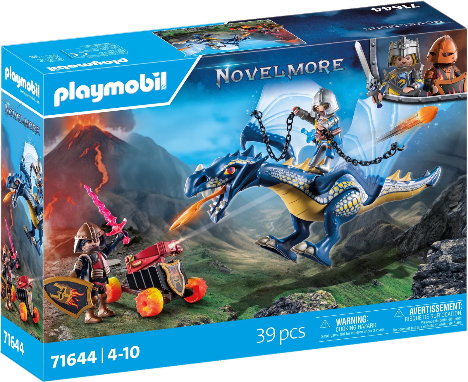Playmobil Novelmore Dragoon Fighters met draken en kanon, 71644, 39 stuks