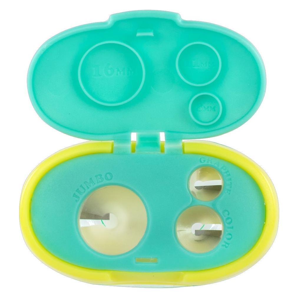Idena Dreifachspitzdose Pastell limone/mint (72334620)