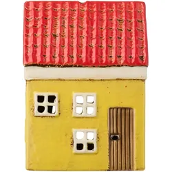 IB Laursen Lichthaus My Home Town aus Steingut, 11 x 7,8 x 15 cm
