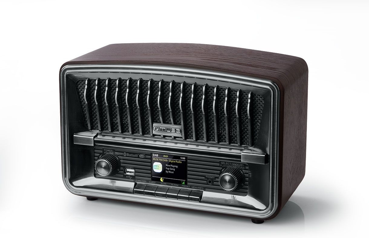 Muse M-135 DBT DAB+/FM-radio met Bluetooth en 2,4 inch LCD-kleurendisplay