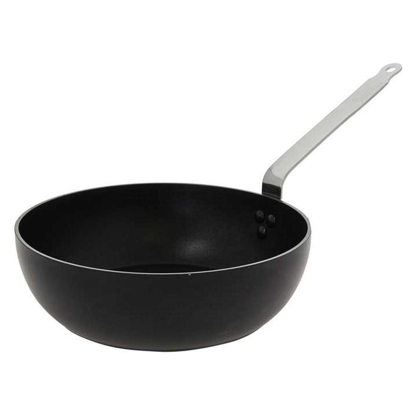 de Buyer Choc Intense Sauteuse Edelstahlgriff Induction 28cm (Bräter + Schmortopf, Bratpfanne, Aluminium, 28 x 8.50 cm) (8768.28)