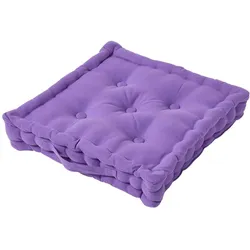 SITZKISSEN lila 50/50/10 cm – Bodenkissen unifarben