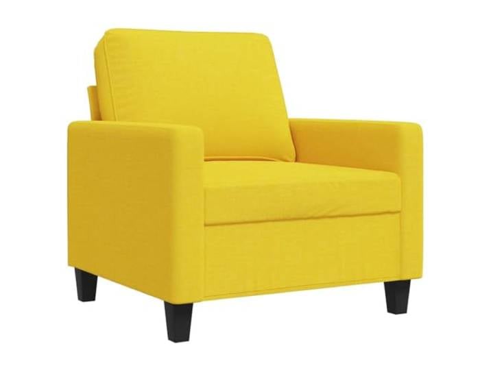 Makastle Sessel Hellgelb 60 cm Stoff