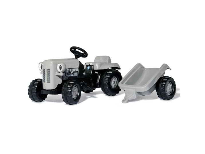 RollyKid Little Grey Fergie Rolly Toys Grau Kunststoff - Farbe: grau/schwarz - Trettraktor