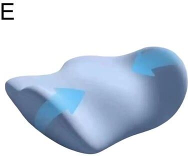 Uplift Picks Ergonomic Lumbar Support Pillow Memory Foam Back Cushion Sleep Lower Back Support pink