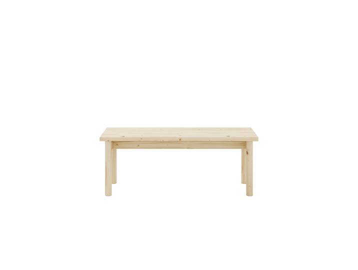 Sitzbank KARUP DESIGN PACE BENCH , braun (klar lackiert), B:120cm H:45cm T:40cm, FSC-zertifiziertes Massivholz, Sitzbänke, Sitzbank, aus FSC-zertifiziertem Kiefernholz, Grösse 120 x 40 cm.