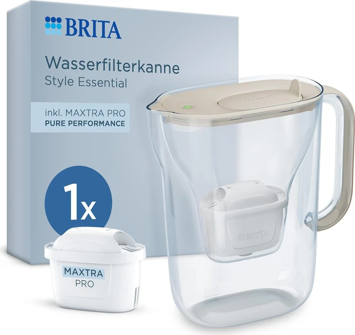 Brita Style Essential mit Maxtra Pro Pure Performance Filter, 2,4 l, sandfarben