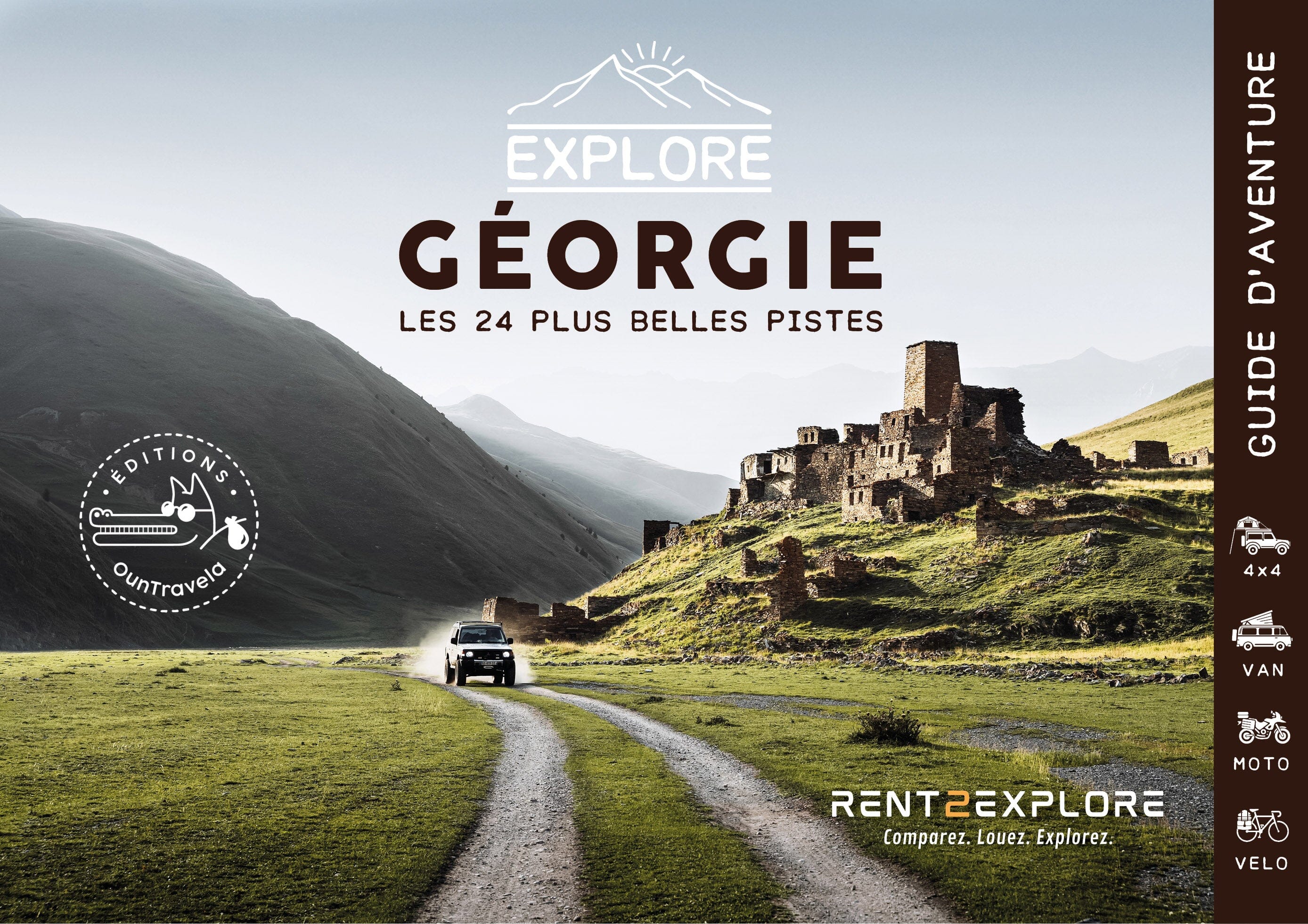 Guide de voyage - Explore Géorgie, Les 24 plus belles pistes van, 4x4, moto & vélo   OunTravela