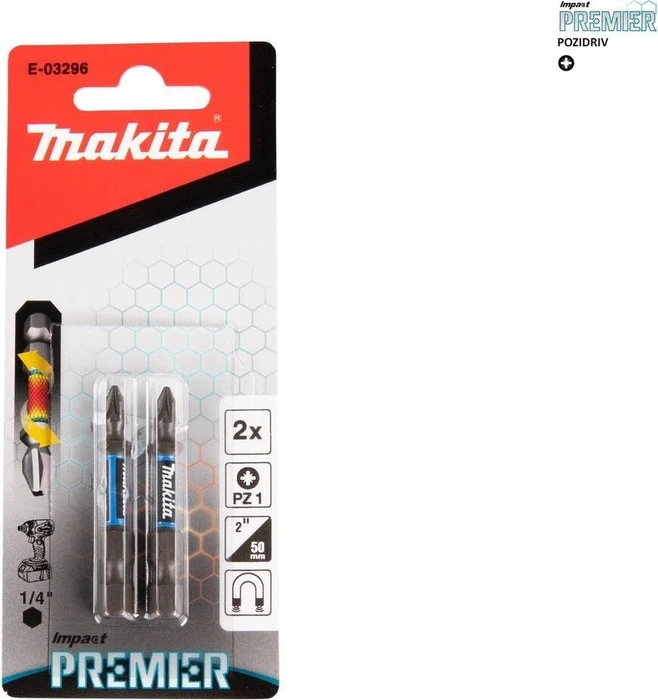 Makita Impact Premier Impact Screwdriver Bit - 2 Pieces