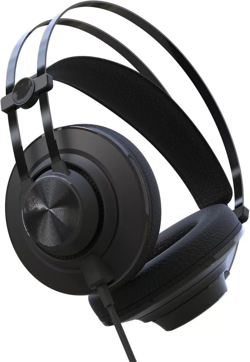 INF D66 Monitor Kopfhörer - Kabelgebundene Over-Ear Kopfhörer mit 40mm Treiber Schwarz+Grau