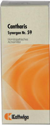 Kattwiga Arzneimittel GmbH SYNERGON KOMPLEX 59 Cantharis N Tropfen 50 ml 04905330