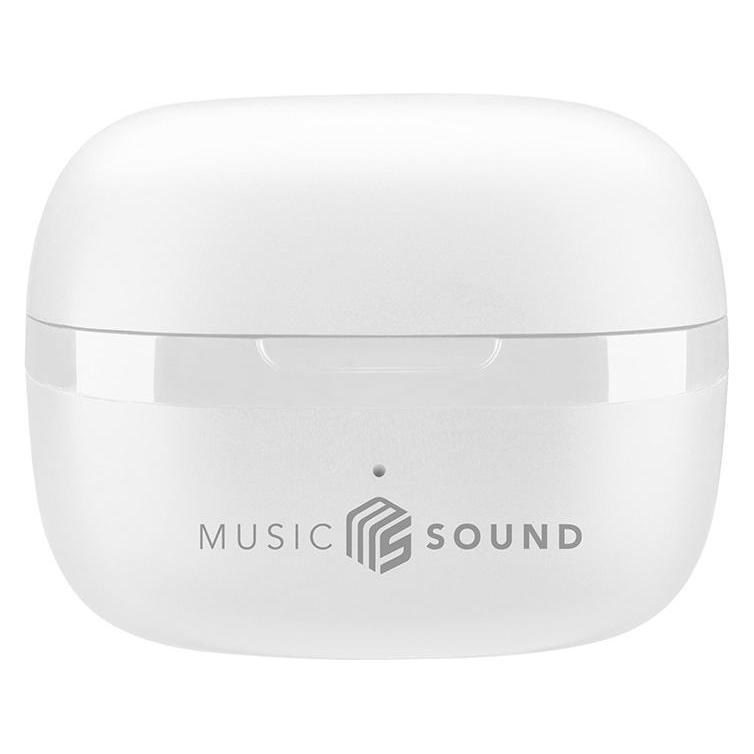 Cellularline Music Sound Flow Kabelloses In-Ear-Headset Musik und Bluetooth-Anrufe Weiss (Keine Geräuschunterdrückung, 6 h, Kabellos) (BTMSTWSFLOWW)
