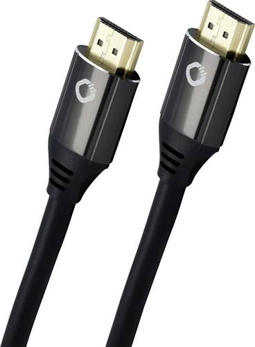 Oehlbach HDMI Anschlusskabel HDMI-A Stecker, HDMI-A Stecker 2.00m Schwarz D1C92493 8K UHD HDMI-Kabel
