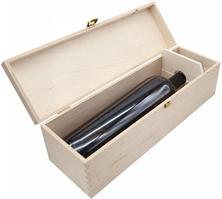 Polsinelli Boîte en bois pour bouteille Magnum 1,5 L (1 pièce)