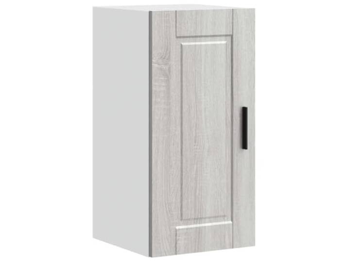 Helloshop26 Porto 02_0050328 Wandschrank für die Küche, optimierte Aufbewahrung, 30 x 31 x 60 cm, Sonoma-Holz, Grau