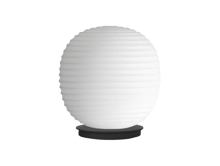 Design Tischlampe „Lantern Globe“, verschiedene Grössen Weiss, Schwarz NEW WORKS