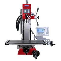 Bohr-/Fräsmaschine SIEG SX3L mit Gewindeschneid-Funktion und Messsystem