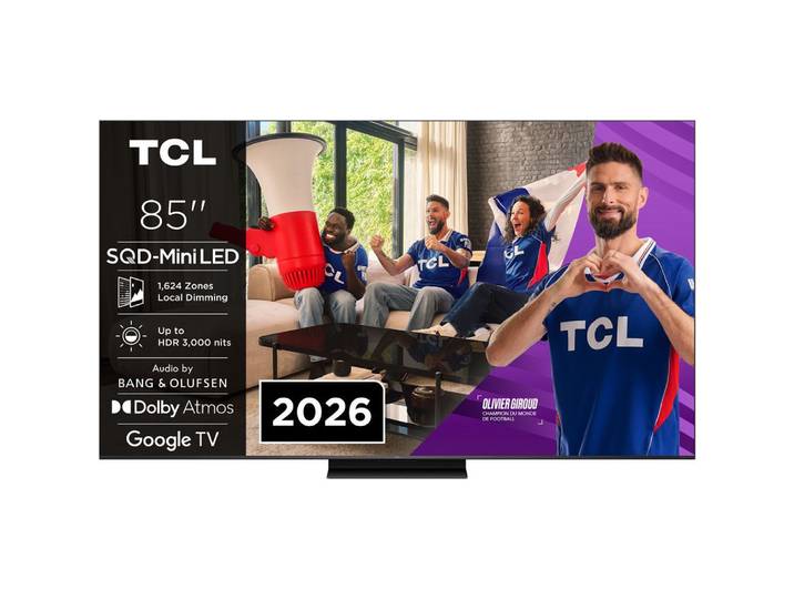 Téléviseur Tcl 85c79l 85 Pouces Mini Led 4k Smart Google Tv 3000 Cd/m² 1 624 Zones