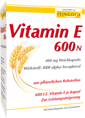 Burton Feingold VITAMIN E 600 N Weichkapseln 100 St 11526165