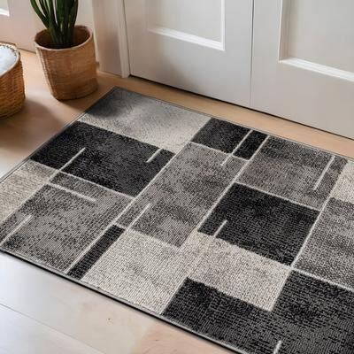 World Rug Gallery Modern Linear Area Rug