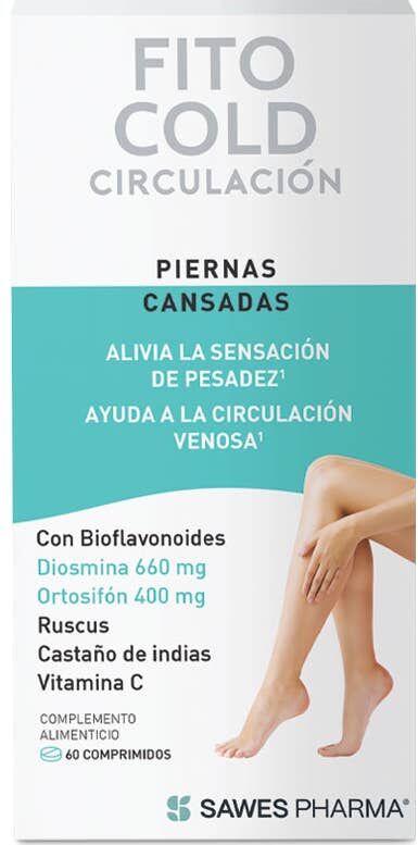 Sawes Fito Cold Circulación Piernas Cansadas 60comp