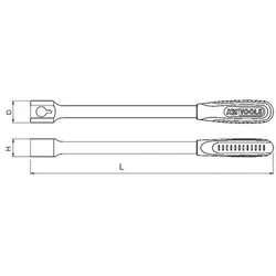 14x18mm ERGOTORQUEplus Universal-Einsteck-Schlüssel