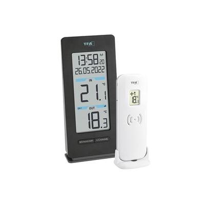 TFA Dostmann Buddy Funk-Thermometer digital Schwarz 30.3072.01