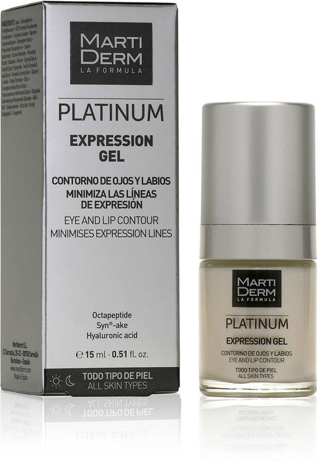Martiderm Platinum Expression gel contour des yeux et des lèvres 15 ml