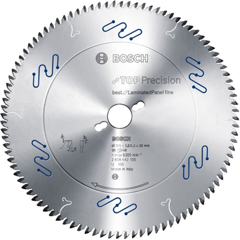 Bosch Kreissägeblatt Top Precision Best for Laminated Panel Fine 350x30x3,5 mm 108 (2608642107)