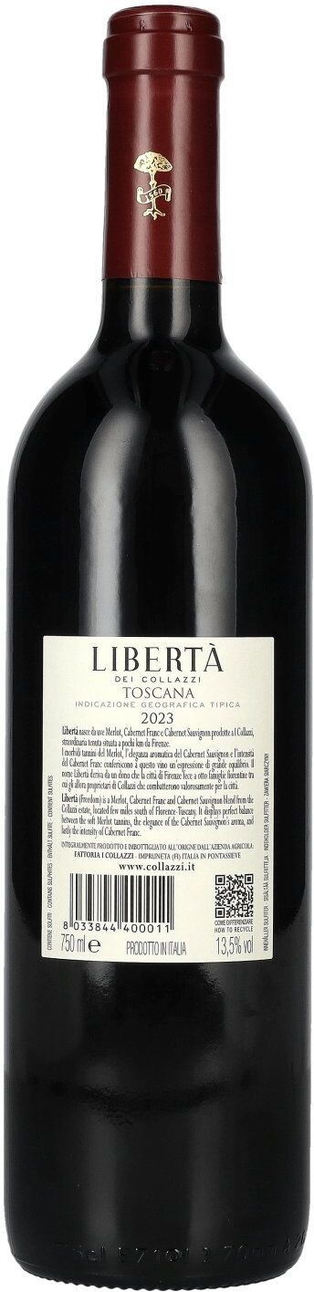 Collazzi Wein Collazzi LIBERTÀ Toscana IGT 2023 13,5% Vol. 0,75l
