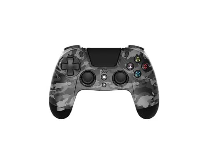 Gioteck - Manette sans fil premium bluetooth VX4 Camo Gris Foncé pour PS4 et PC