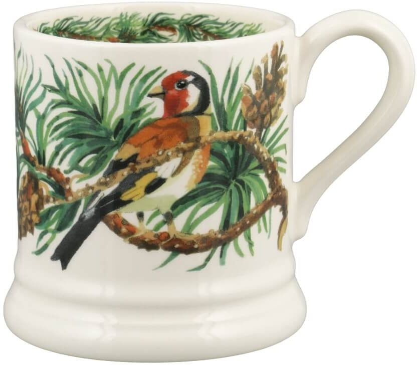 Emma Bridgewater Half Pint Mug - Goldfinch in Spruce
