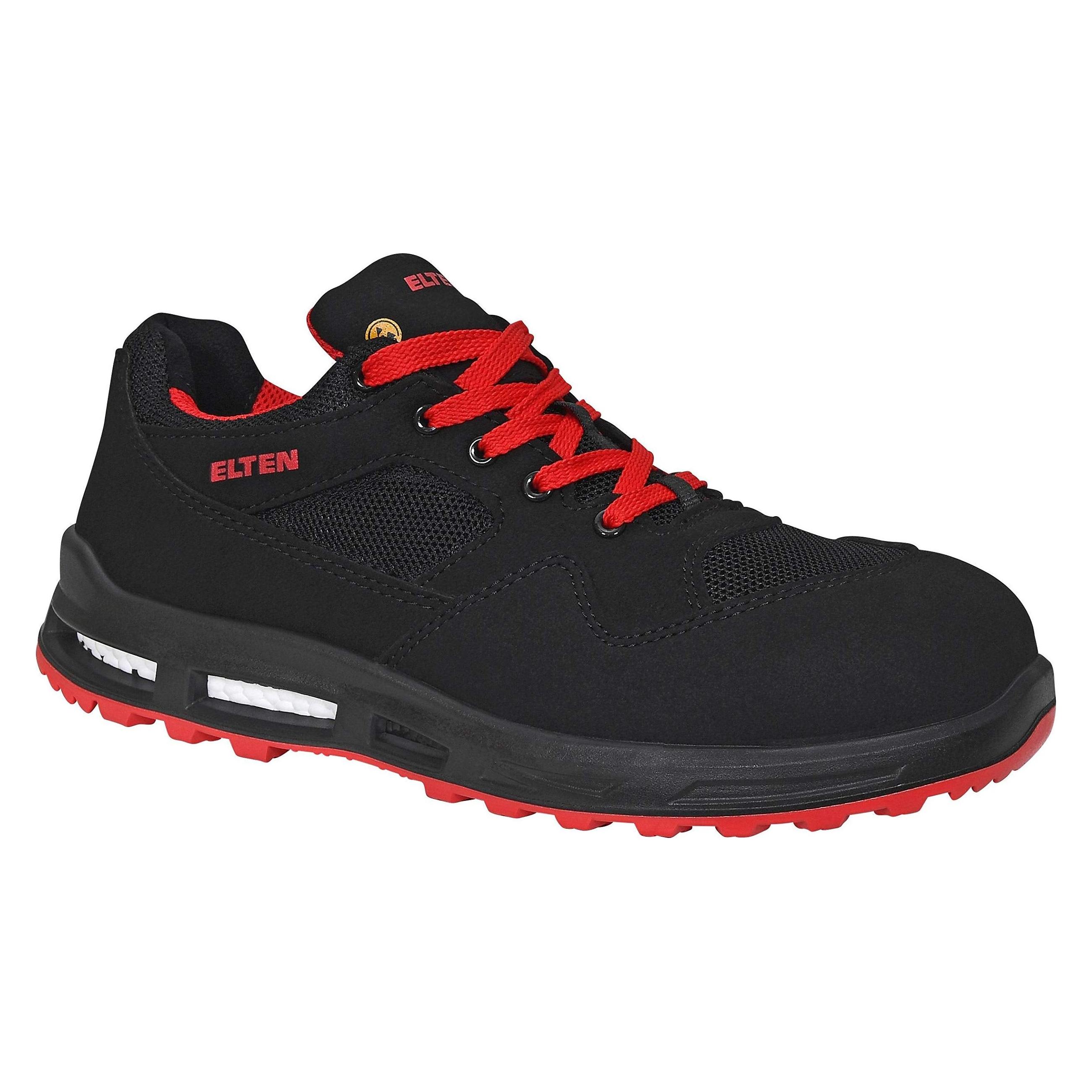 Elten Lakers XXT Low ESD S1P, schwarz/rot 37 EU (S1P, 37) (729711-37)
