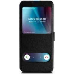 moex Comfort Case für Samsung Galaxy S20 Ultra 5G – Klapphülle mit Fenster, ultra dünnes Flip Case