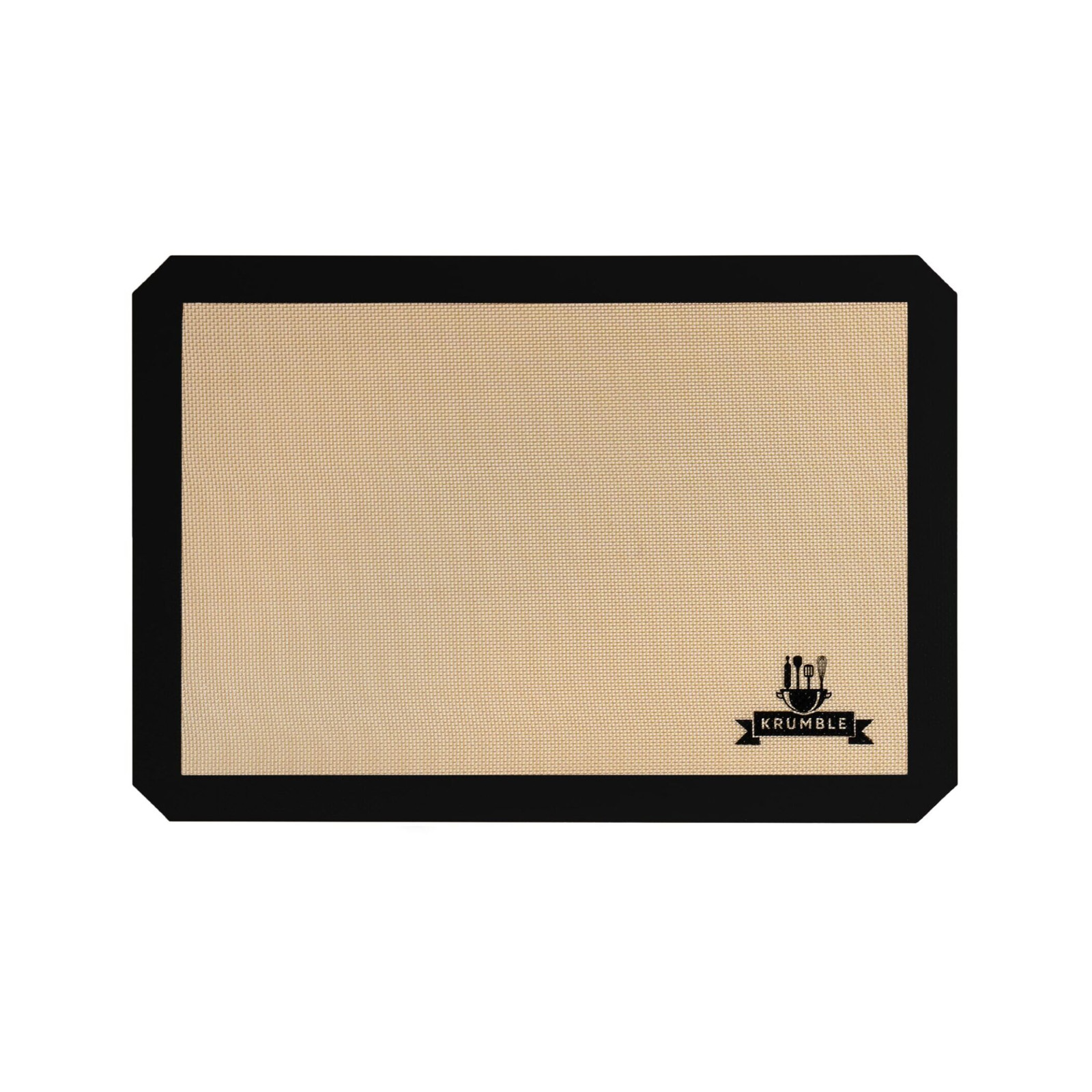 Krumble Siliconen bakmat - Zwart - Breedte: 30 cm, Diepte: 42 cm
