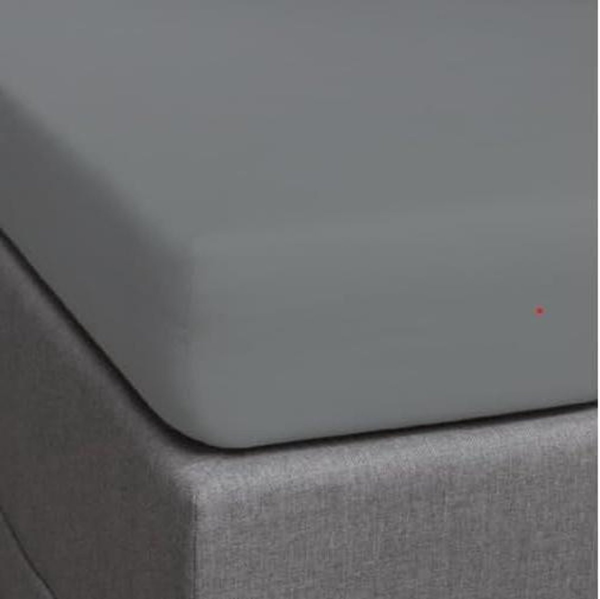 Split Topper Laken Donkergrijs - 100% Katoen Satin - 160x200 cm