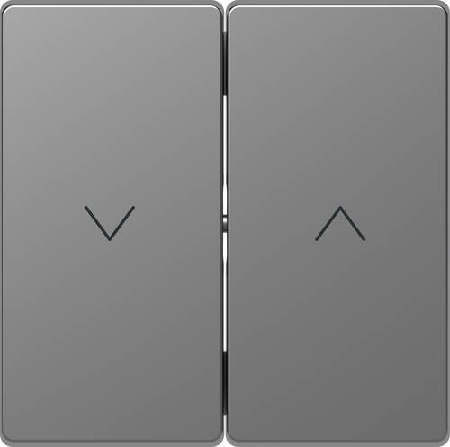 Merten Abdeckung Wechselschalter System Design Edelstahl MEG3855-6036 1St.